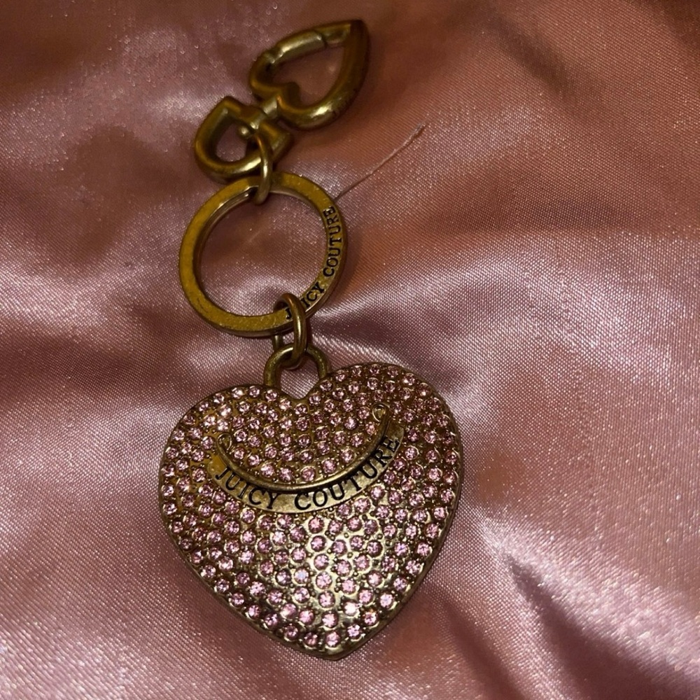 Vintage Pink Diamond Juicy Couture Keychain